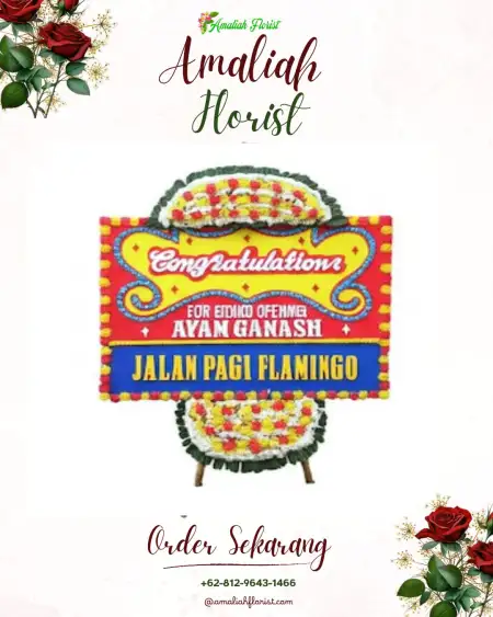 Sewa Papan Bunga Bedahan